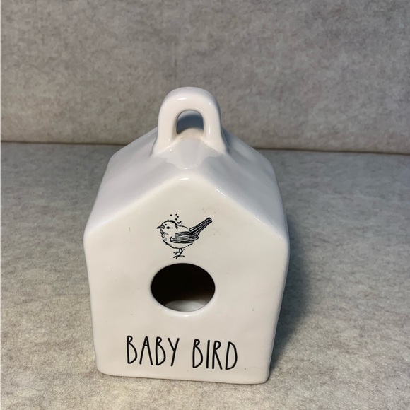 Rae Dunn Other - Rae‎ Dunn Baby Bird Square Mini Birdhouse